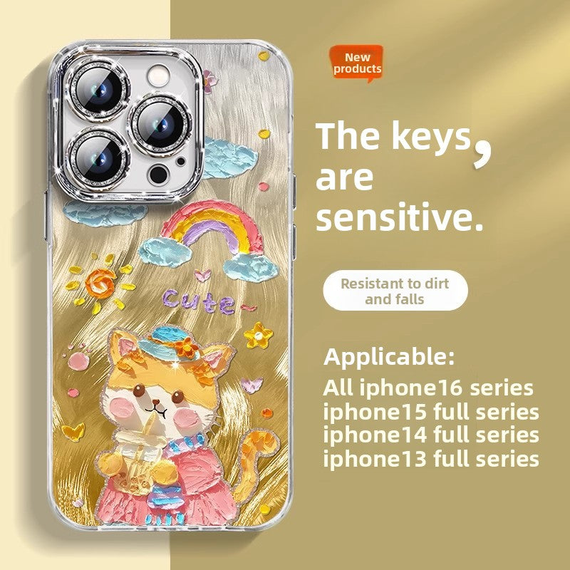 Camlet Happy Dumbo phone case glitter with lens film