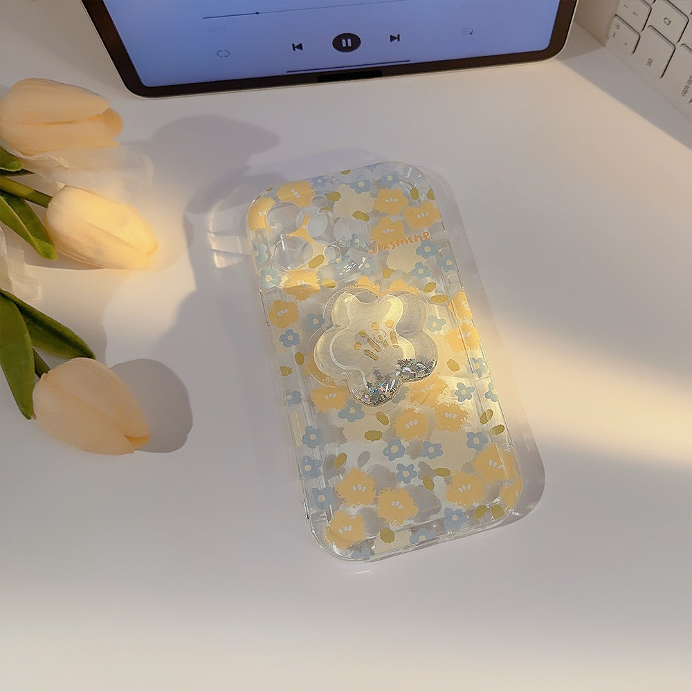 Floral Phone Cases with Flower Grip