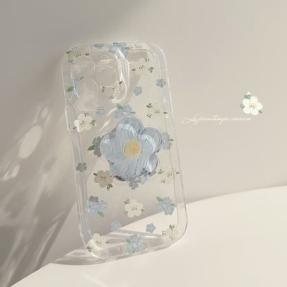 Floral Phone Cases with Flower Grip