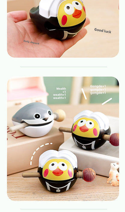 Chicken you are too beautiful wooden fish decompression creative toys