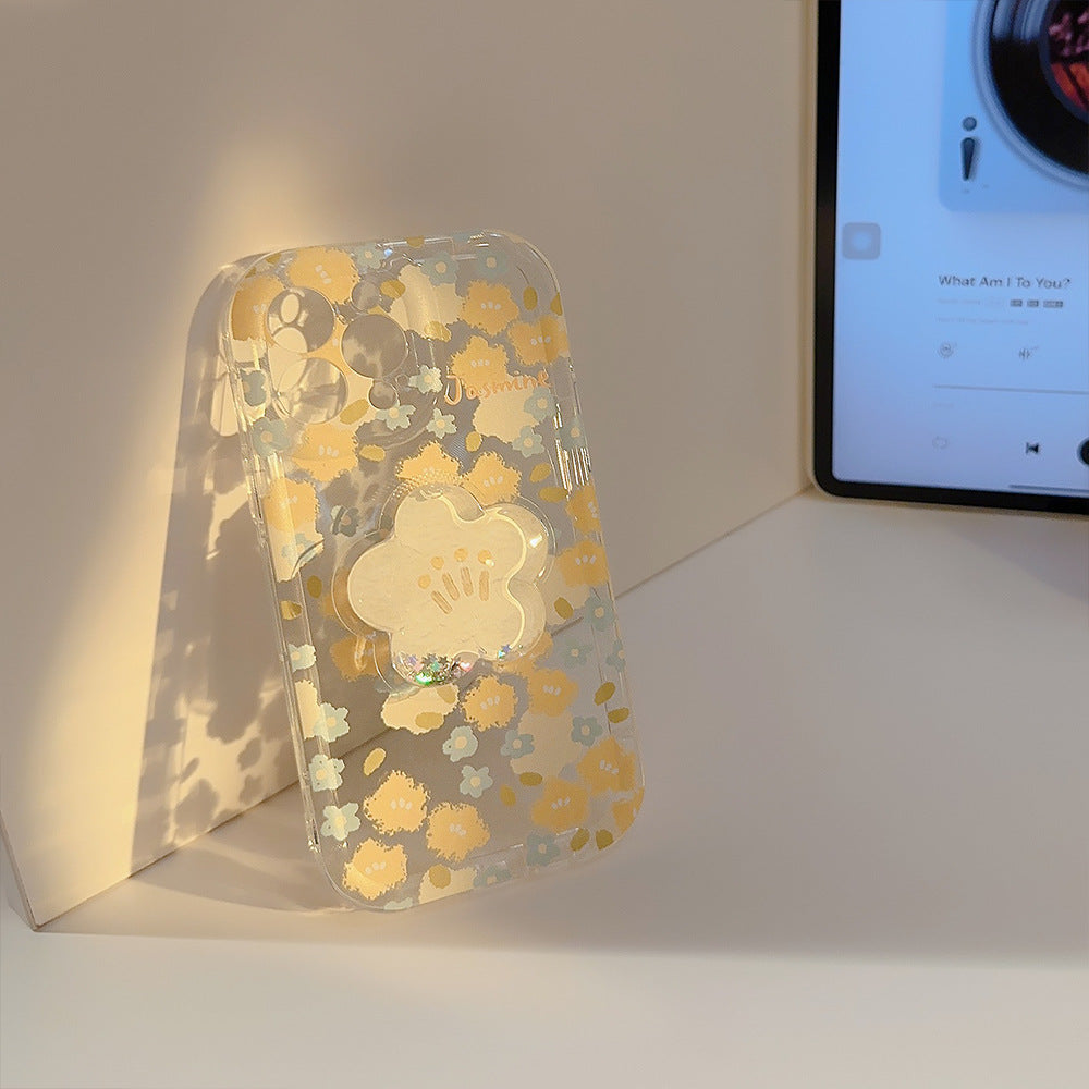 Floral Phone Cases with Flower Grip
