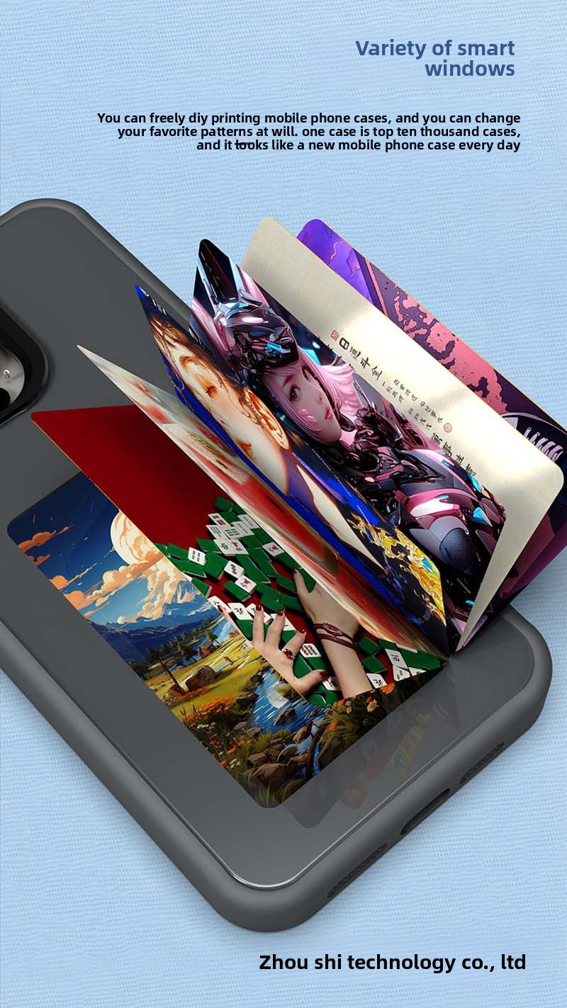 Creative AI Personalized Smart NFC Ink Screen Phone Case