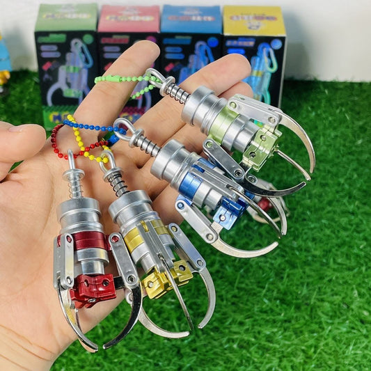 Alloy claw machine claw release keychain