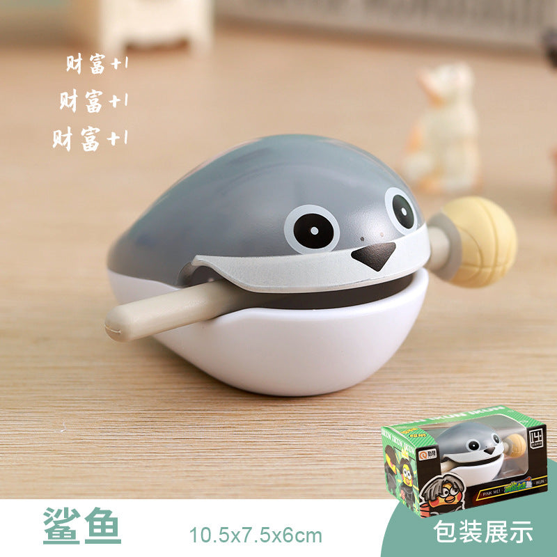 Chicken you are too beautiful wooden fish decompression creative toys