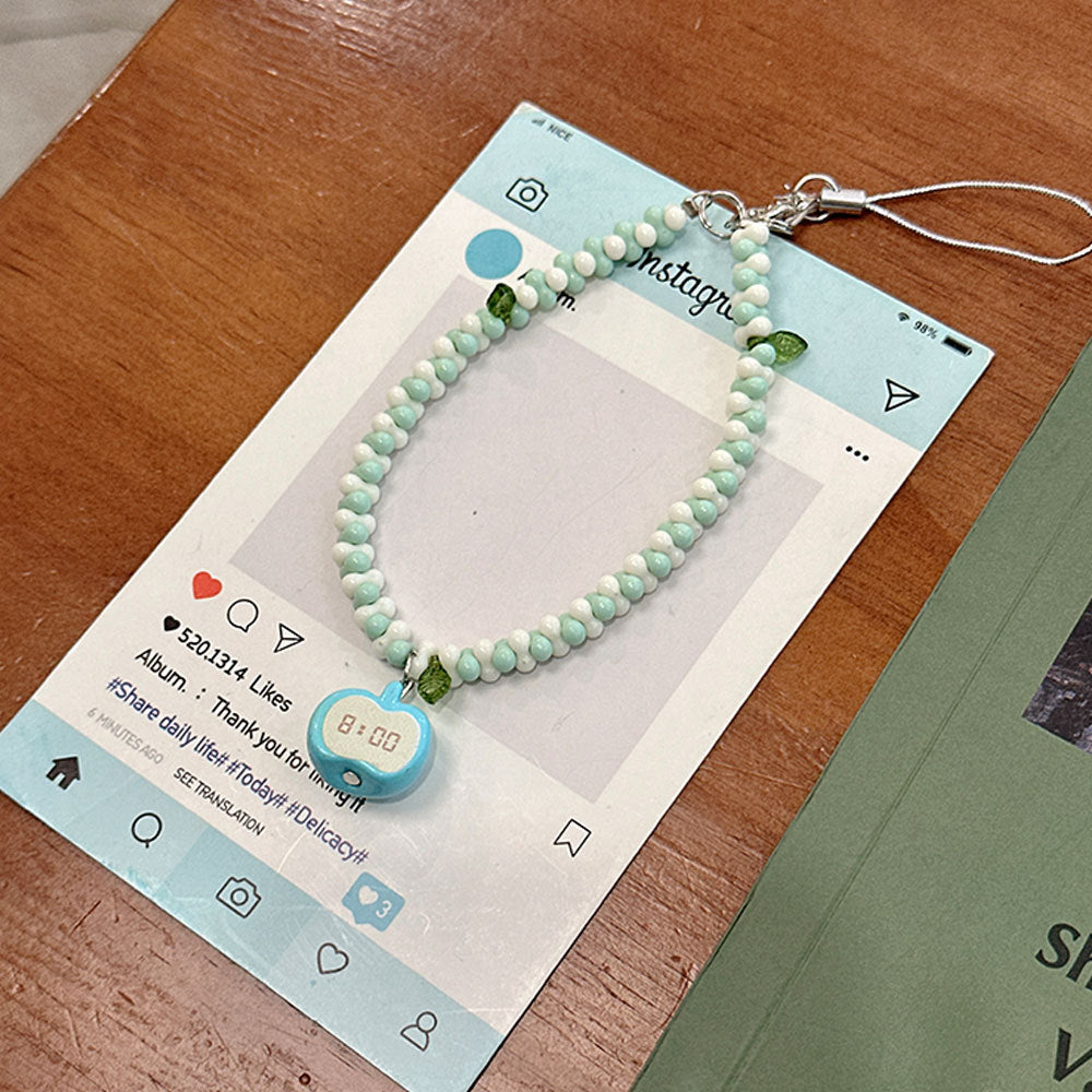 Cute cartoon bear bow bracelet phone case