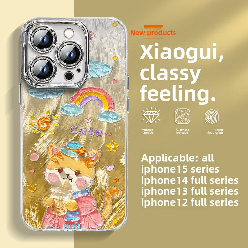 Camlet Happy Dumbo phone case glitter with lens film