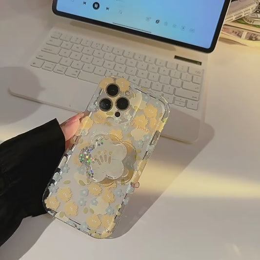 Floral Phone Cases with Flower Grip